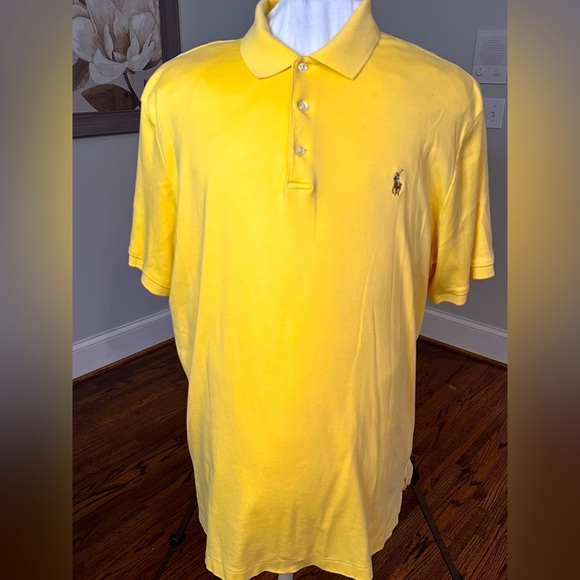 Ralph Lauren yellow polo size L - Picture 1 of 3